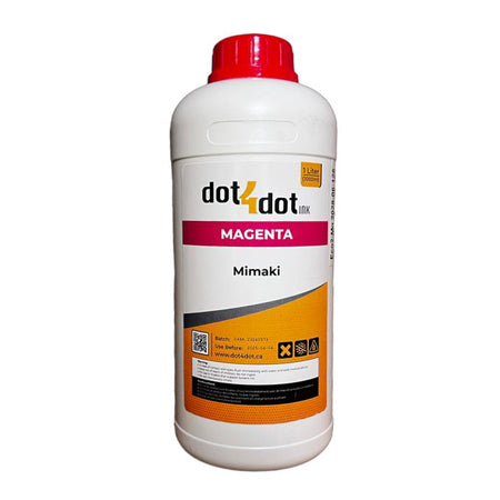 MAGENTA Mimaki Compatible Mild/Eco Solvent 1 Liter Ink Bottle image 0
