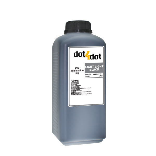 Dye Sublimation Ink 1000ml Bottle Light Light Black image 0