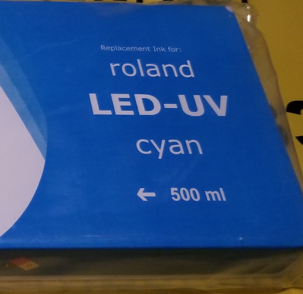Compatible Roland Versa UV EUVS Cyan Ink 500ml image 0