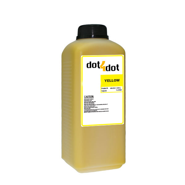YELLOW Mutoh Eco Solvent Ultra Compatible 1 Liter Ink Bottle image 0