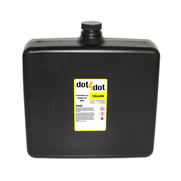 Vutek UV Cure YELLOW Compatible Ink – 5 Liter image 0