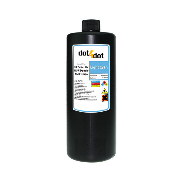 Compatible Scitex UV Cure Ink Light Cyan 1L image 0