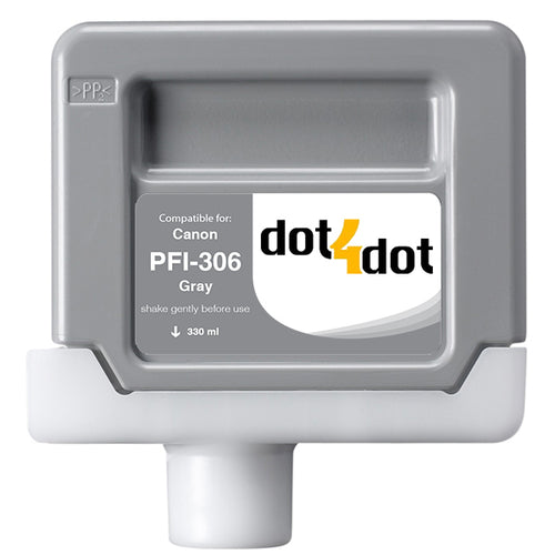 Canon PFI-306 Gray Compatible Ink Cartridge 330ml - PFI-306GY image 0