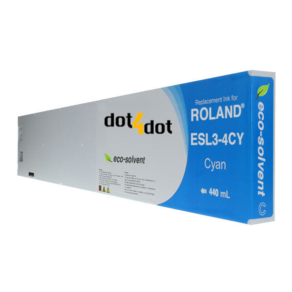 CYAN Roland MAX Compatible 440ml Ink Cartridge image 0