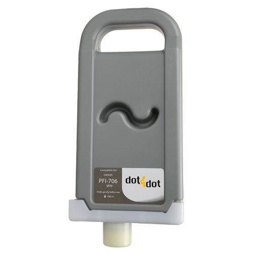 Canon PFI-706 Gray Compatible Ink Cartridge 700ml - PFI-706GY image 0