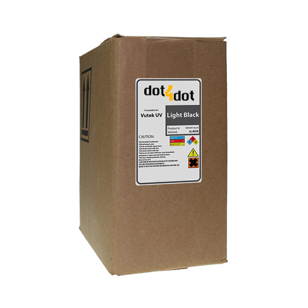 Vutek UV Cure LIGHT BLACK Compatible Ink – LIGHT BLACK 3 Liter image 0
