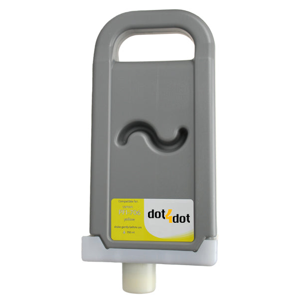 Canon PFI-706 Yellow Compatible Ink Cartridge 700ml - PFI-706Y image 0