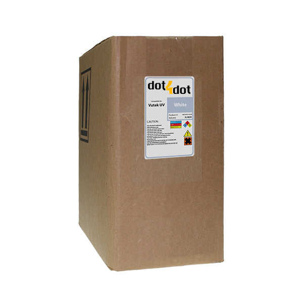Vutek UV Cure White Compatible Ink – White 5 Liter image 0