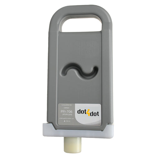 Canon PFI-706 Photo Gray Compatible Ink Cartridge 700ml - PFI-706PGY image 0