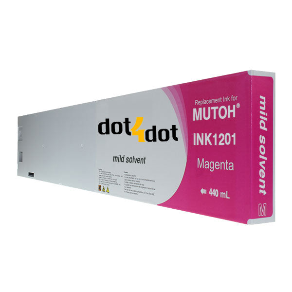 Mutoh Mild Solvent Magenta Ink Cartridge 440ml image 0