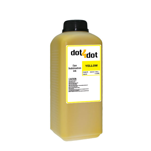 Dye Sublimation Ink 1000ml Bottle Yellow image 0