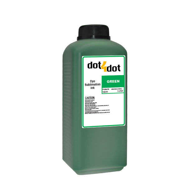 Dye Sublimation Ink 1000ml Bottle Green image 0
