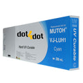 Mutoh Hard UV Durable Cyan Ink Cartridge 220ml image 0