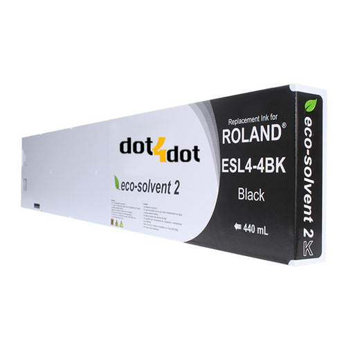 BLACK Roland MAX2 Compatible 440ml Ink Cartridge image 0