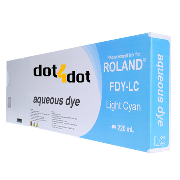 Roland Aqueous Dye Light Cyan 220ml image 0