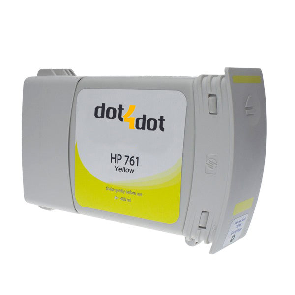 Compatible HP 761 Yellow Ink Cartridge 400ml image 0