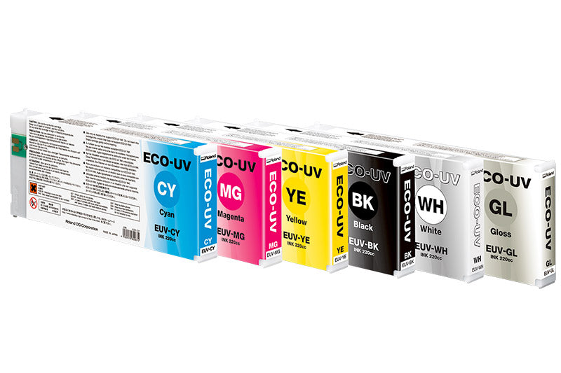 Compatible Roland Versa UV EUV4 Cyan Ink  500cc image 2