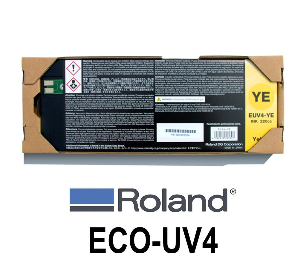 Compatible Roland Versa UV EUV4 Cyan Ink  500cc image 1