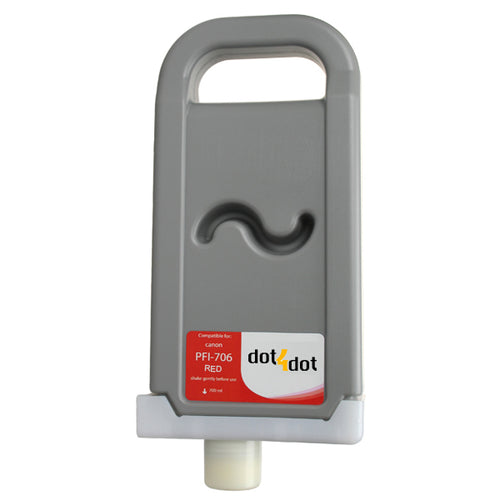 Canon PFI-706 Red Compatible Ink Cartridge 700ml - PFI-706R image 0