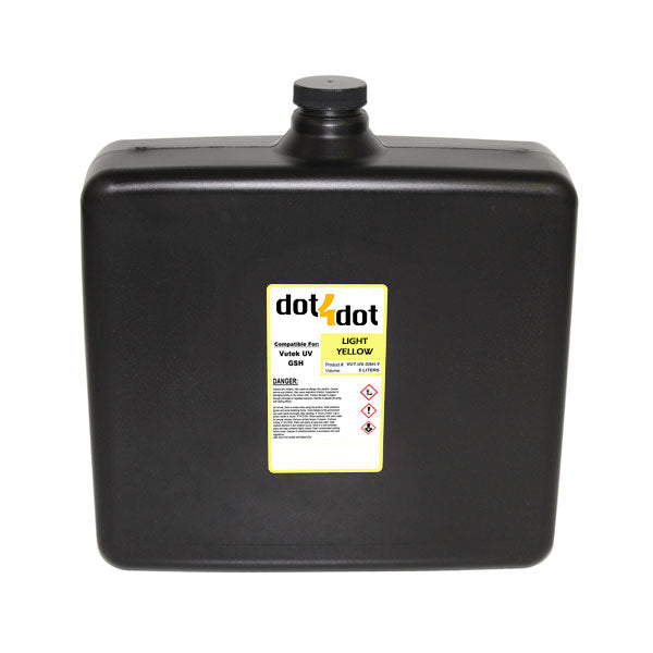 Vutek UV Cure LIGHT YELLOW Compatible Ink – 5 Liter image 0