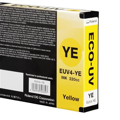 Compatible Roland Versa UV EUV4 Yellow Ink 500ml image 0