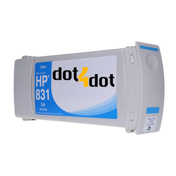 Compatible Ink cartridge for HP 831 Cyan Latex 775.ml image 0