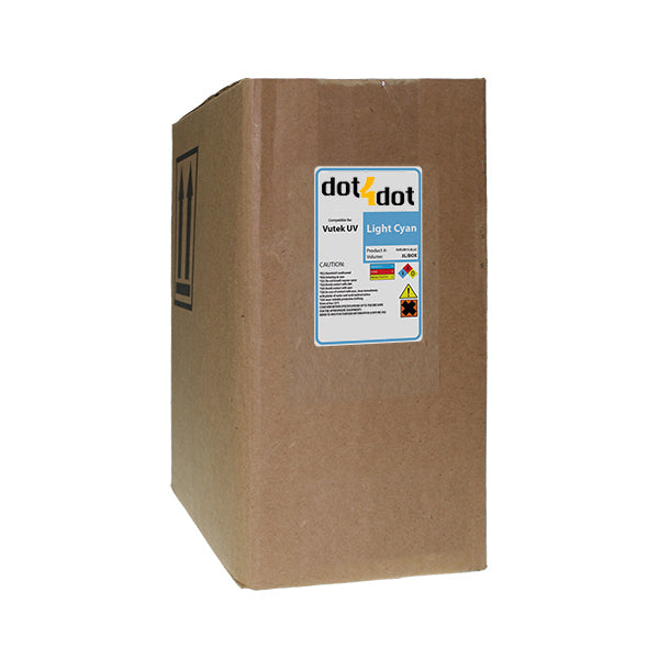 Vutek UV Cure LIGHT CYAN Compatible Ink – LIGHT CYAN 5 Liter image 0