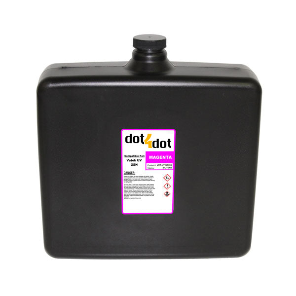 Vutek UV Cure MAGENTA Compatible Ink – 5 Liter image 0