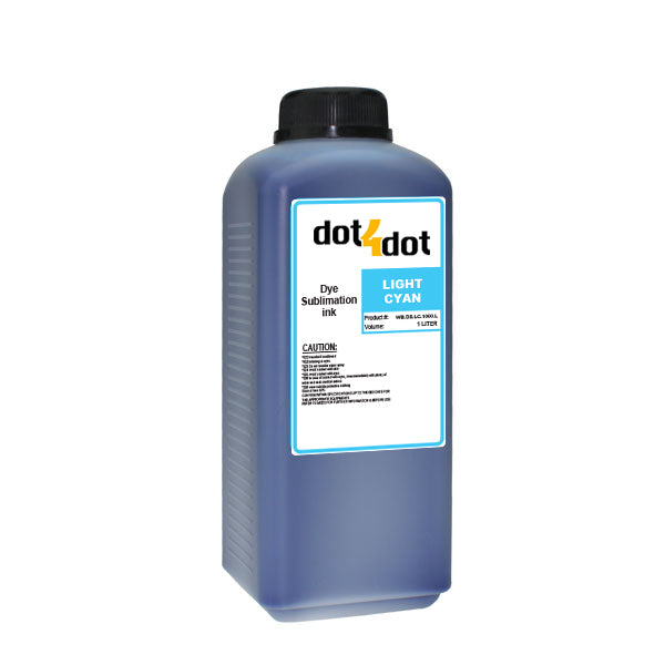 Dye Sublimation Ink 1000ml Bottle Light Cyan image 0