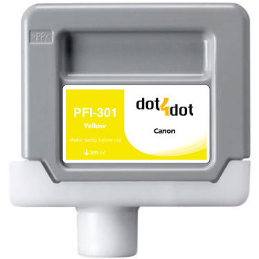 Canon PFI-301 Yellow Compatible Ink Cartridge - PFI-301Y image 0