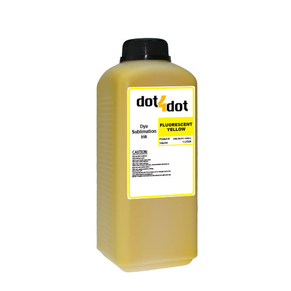 Dye Sublimation Ink 1000ml Bottle Fluorescent Yellow image 0