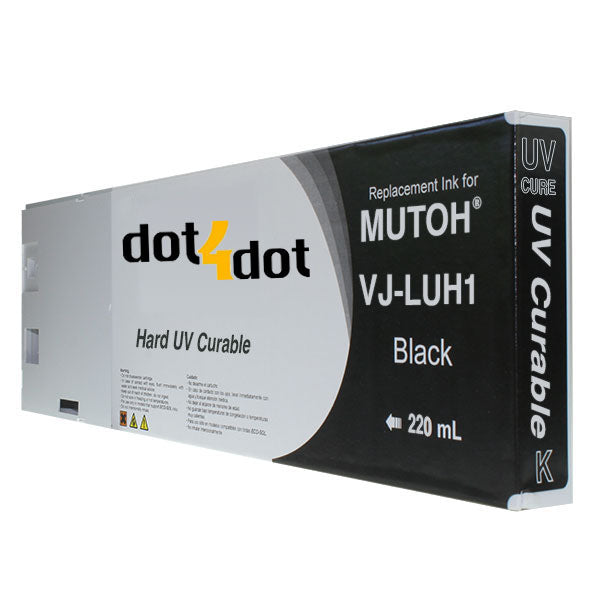 Mutoh Hard UV Durable Black Ink Cartridge 220ml image 0
