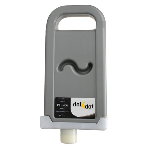 Canon PFI-706 Black Compatible Ink Cartridge 700ml - PFI-706BK image 0